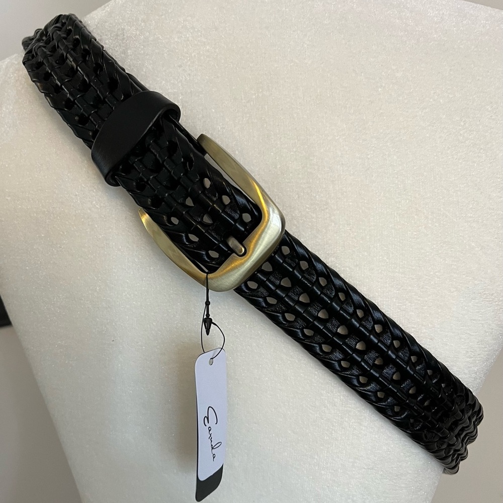 Woven Leather Belt